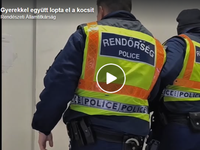 Igazi rémálom! 5 éves kisgyerekkel együtt loptak el egy autót a vidéki bölcsőde elől (VIDEÓ)